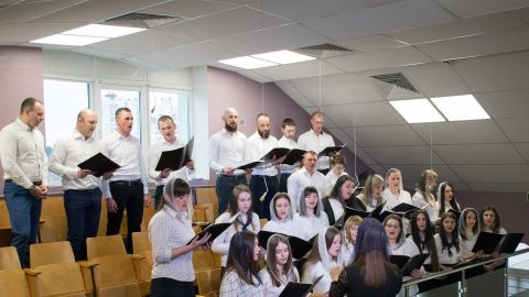 Участие хора ц."Зов Христа",  г.п. Старобин