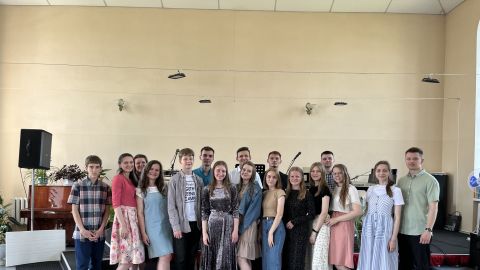 Посещение церкви "Божья любовь", г. п. Глуск