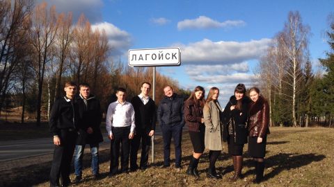 Молодёжь посетила церковь в Логойске